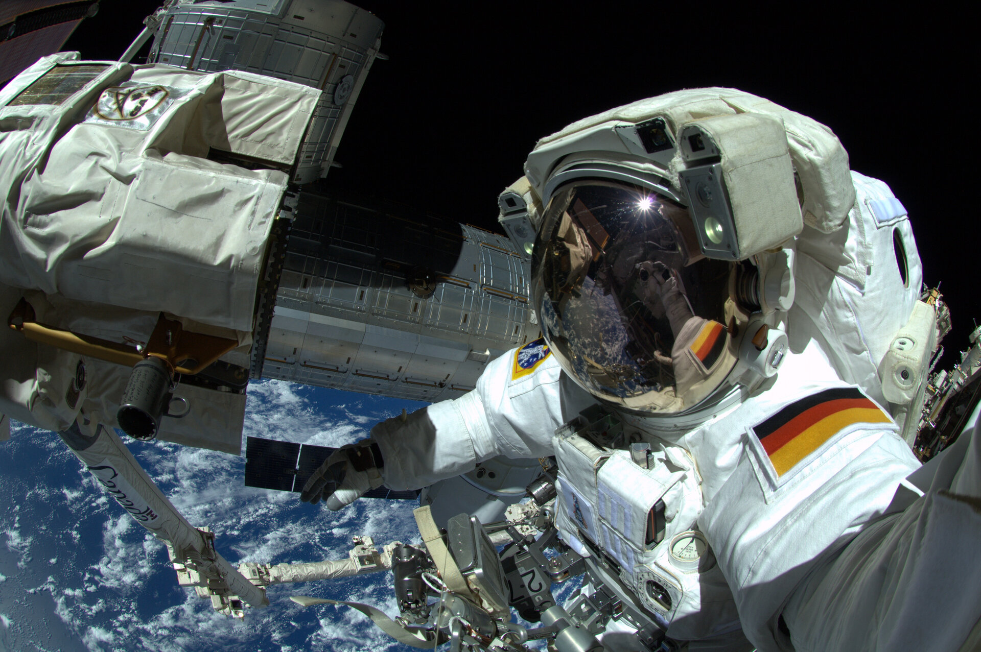 Alexander Gerst in der Internationale Raumstation